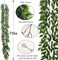 3 Strands Italian Ruscus Artificial Vines, 73" Silk Vine Garland with Green Leaves, Fake Hanging Plants Greenery Decor for Home, Bedroom, Wall, Party, Wedding Decoration
